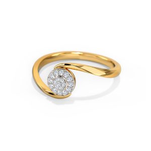 Round Brilliant Cut Halo Engagement Ring Adele