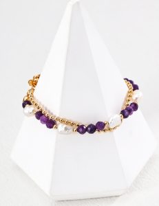 S925 Sterling Silver Gemstone Bracelet