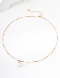 Natural Lapis Lazuli Necklace for Women in S925 Sterling Silve