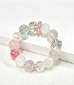 S925 Sterling Silver Multicolor Energy Crystal Bracelet