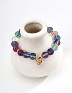 S925 Sterling Silver Rainbow Crystal Bracelet