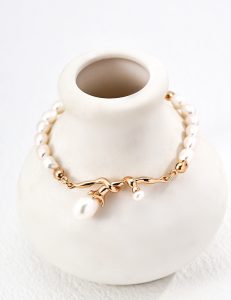 S925 Sterling Silver Baroque Pearl Bracelet