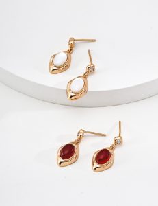 S925 Sterling Silver Vintage Drop Earrings