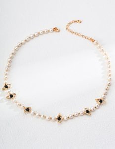 S925 Sterling Silver Baroque Pearl Necklace